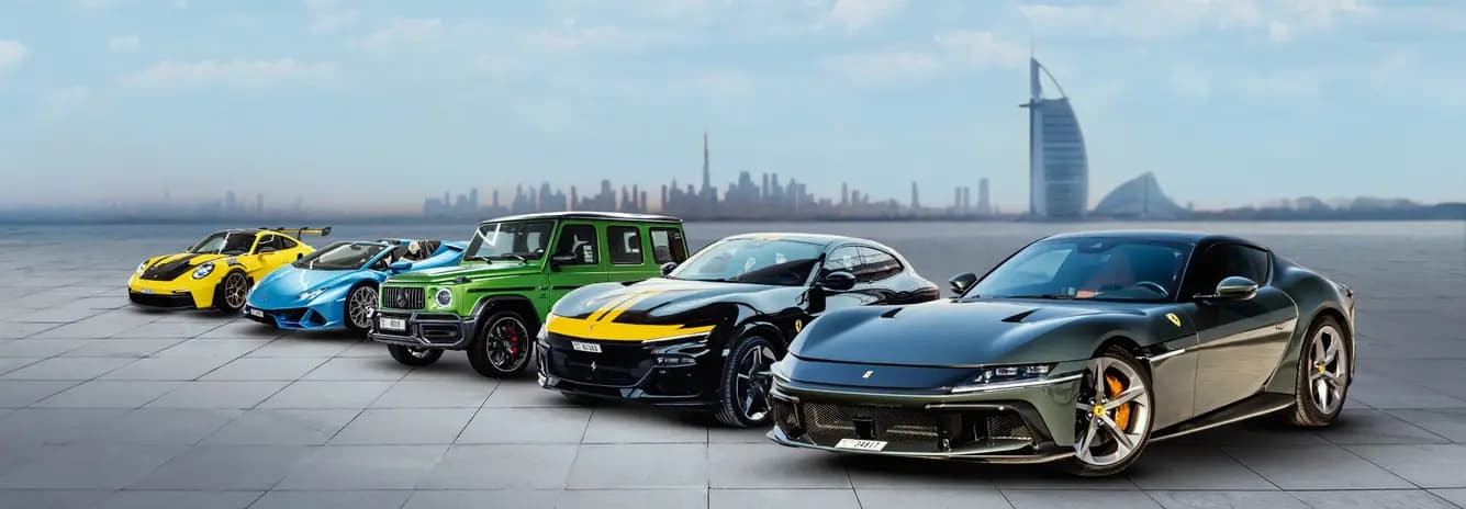 Explore our full range of luxury cars for rent in Dubai with POF Rental